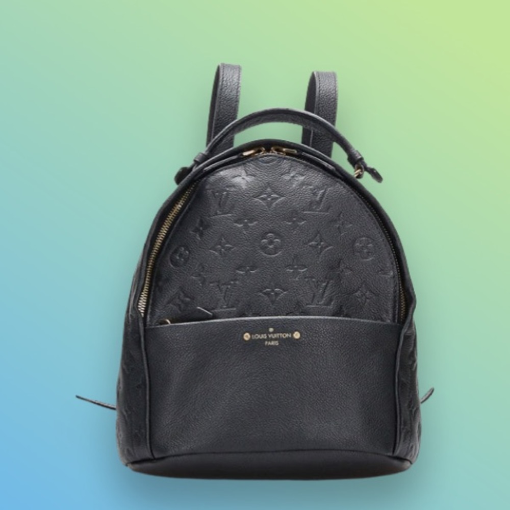 Louis Vuitton Sorbonne Black Empreinte Backpack - Picture 1 of 14